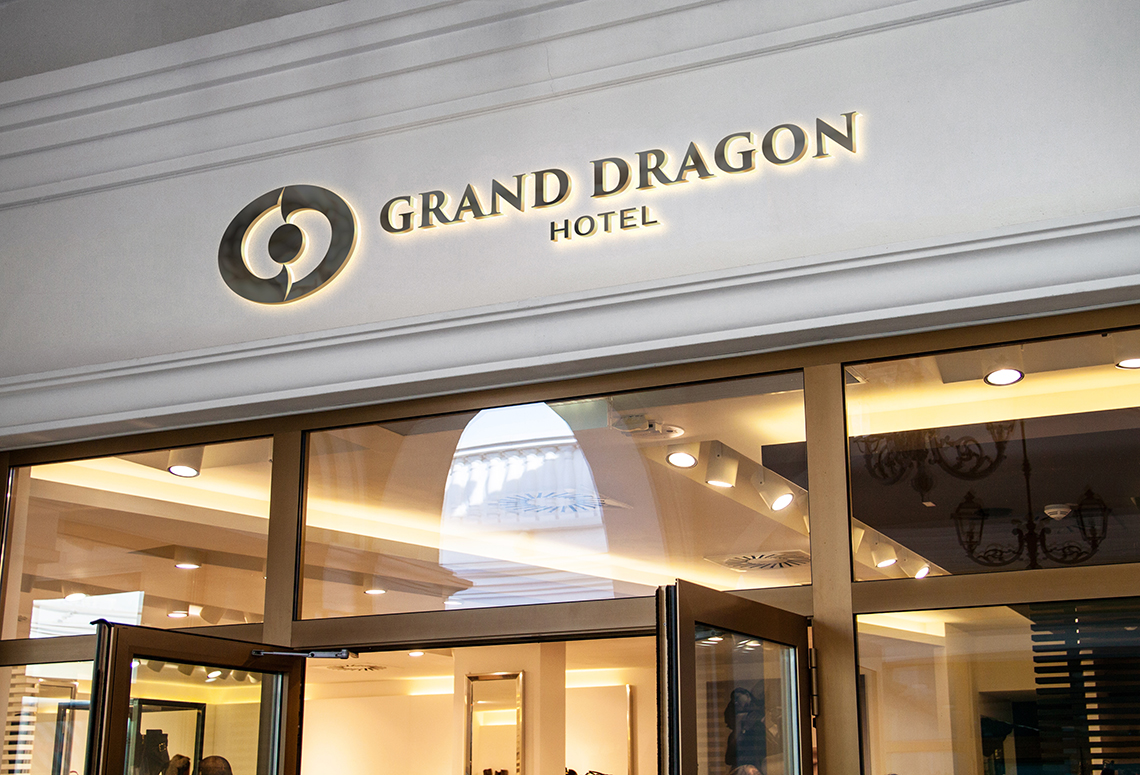 Grand Dragon Hotel - Thiết kế logo khách sạn Grand Dragon Hotel